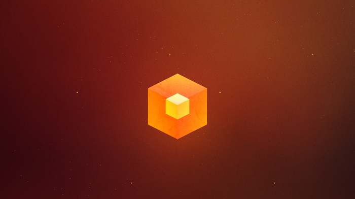 orange, cube, fez