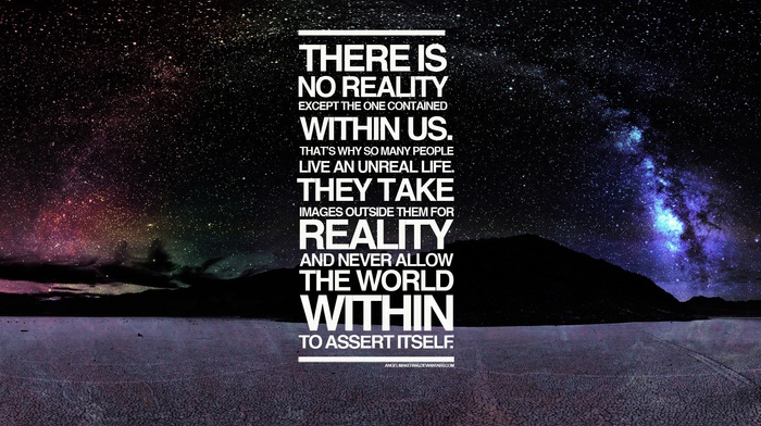 typography, quote, death valley, space