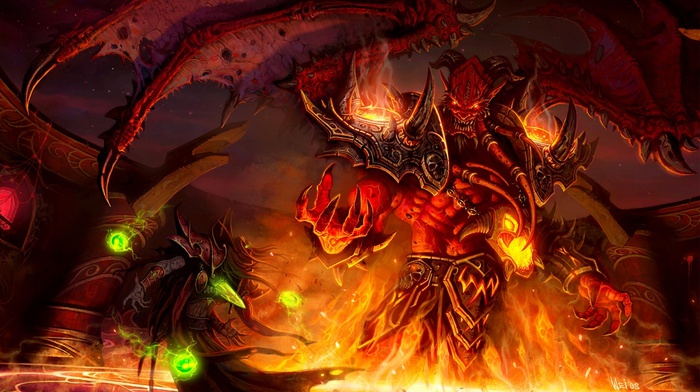 artwork, video games, World of Warcraft, demon