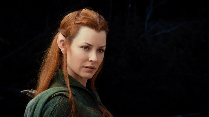elven ears, the hobbit, tauriel, the hobbit the desolation of smaug, elves, redhead, evangeline lilly