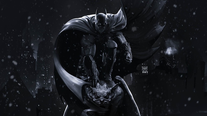 Gotham City, artwork, Batman, The Dark Knight