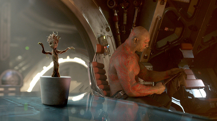 guardians of the galaxy, groot, Dave Batista, movies