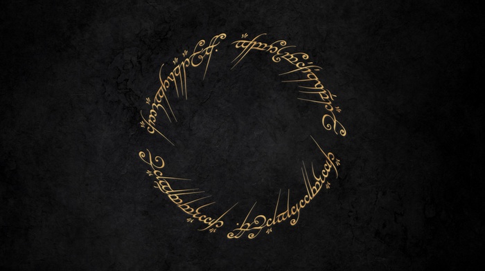 minimalism, rings, fantasy art, artwork, J. R. R. Tolkien, The Lord of the Rings