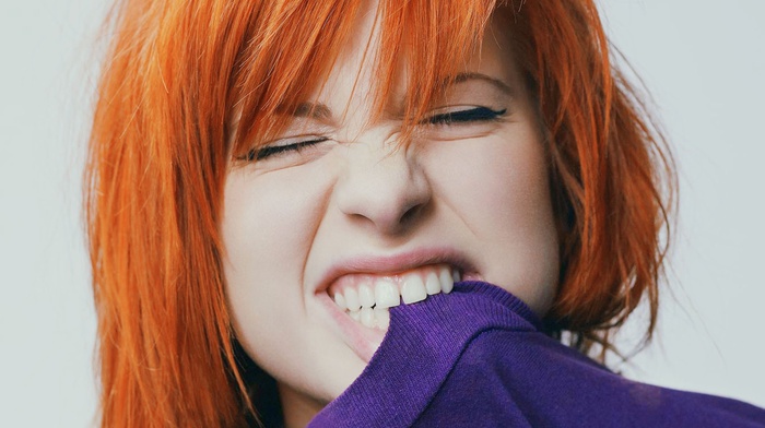 Paramore, redhead, hayley williams, face, girl