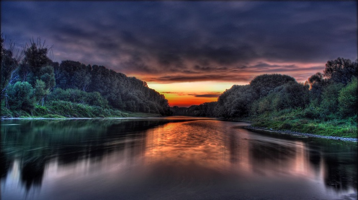 HDR, river