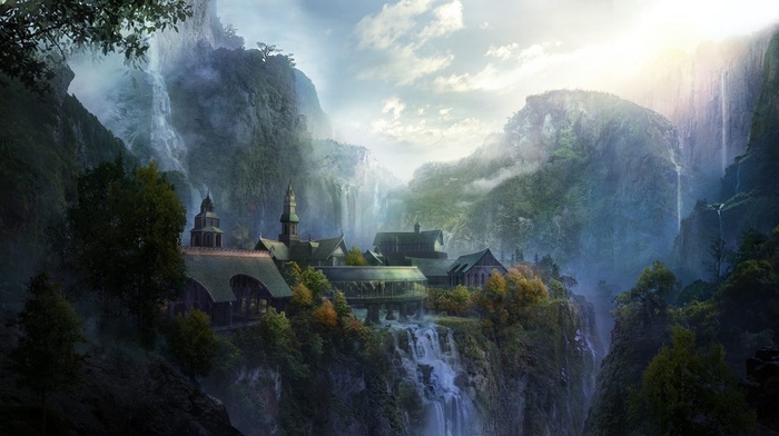 Rivendell, fantasy art