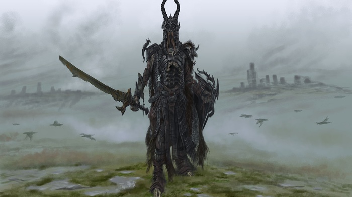 draugr, warrior, the elder scrolls v skyrim, video games