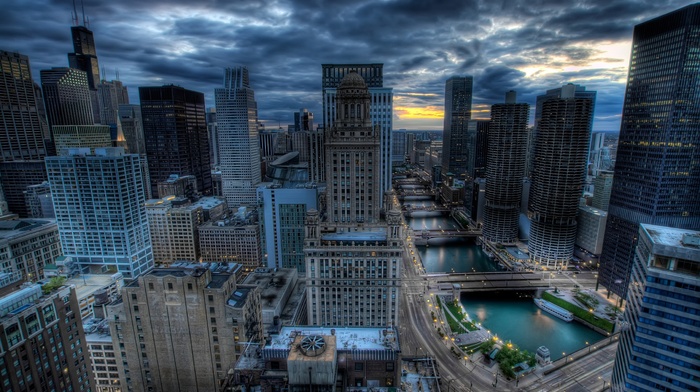 Chicago, cityscape, skyscraper
