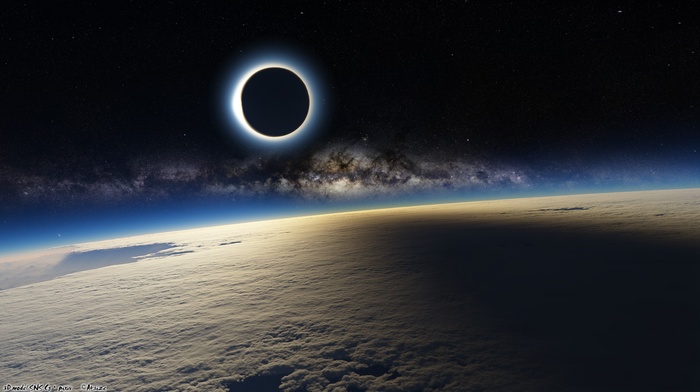 photography, solar eclipse, Earth, space