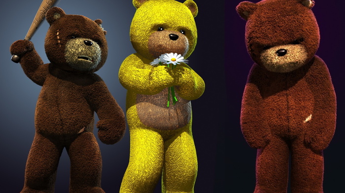 chamomile, creative, bears