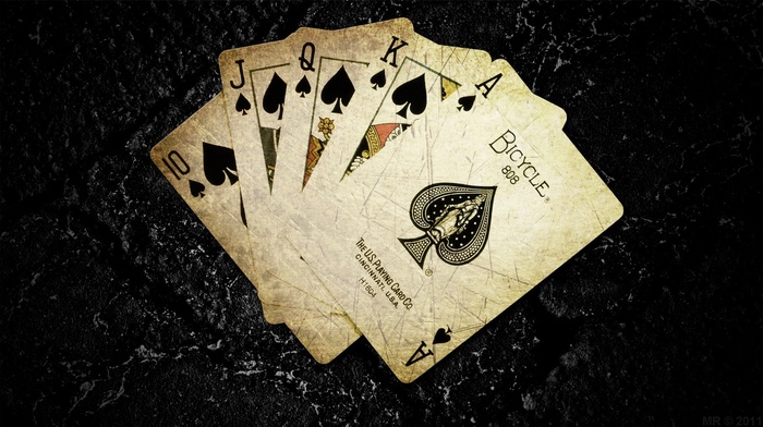 playing cards, aces, cards