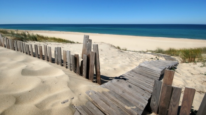 sea, summer, runway