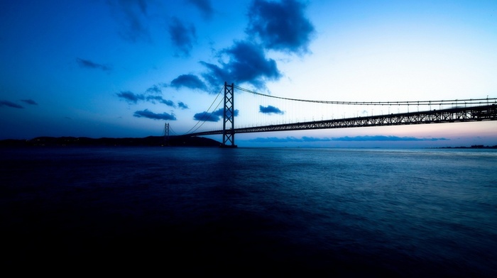 blue, bridge