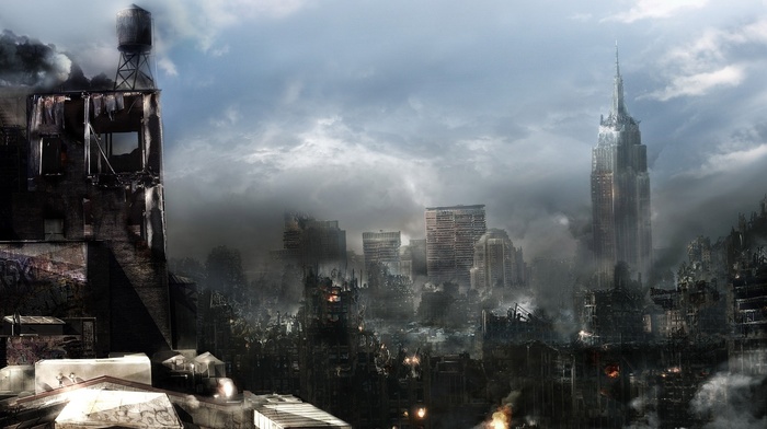 high-rise buildings, fantasy