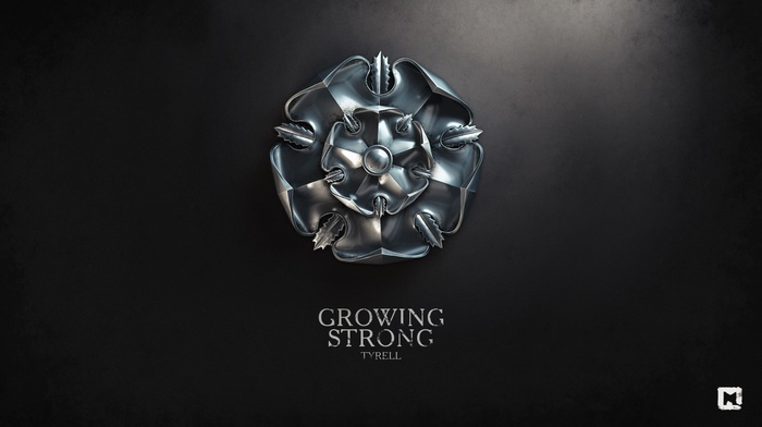 Game of Thrones, digital art, sigils, a song of ice and fire, House Tyrell