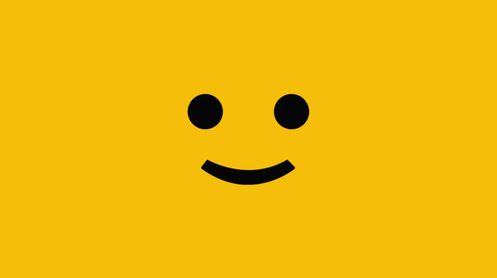 minimalism, LEGO, yellow
