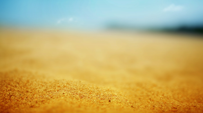 beach, sand, macro