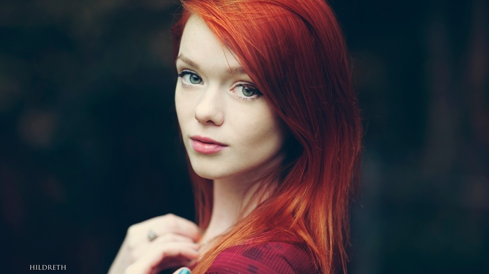 face, lips, girl, redhead, Suicide Girls, blue eyes, Charles Hildreth
