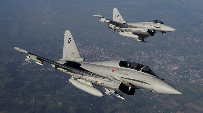 Jet, Eurofighter Typhoon, aircraft, airplane