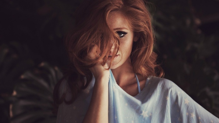 redhead, Cintia Dicker, girl, model