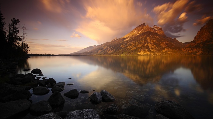landscape, lake, nature