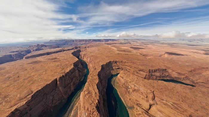 river, landscape, nature