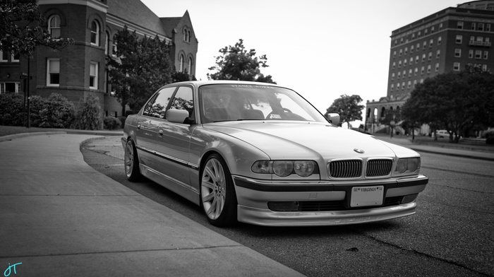 car, bmw E38, BMW