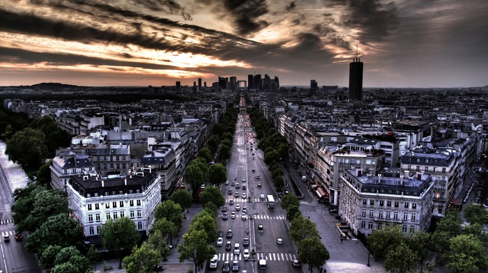 sky, HDR, building