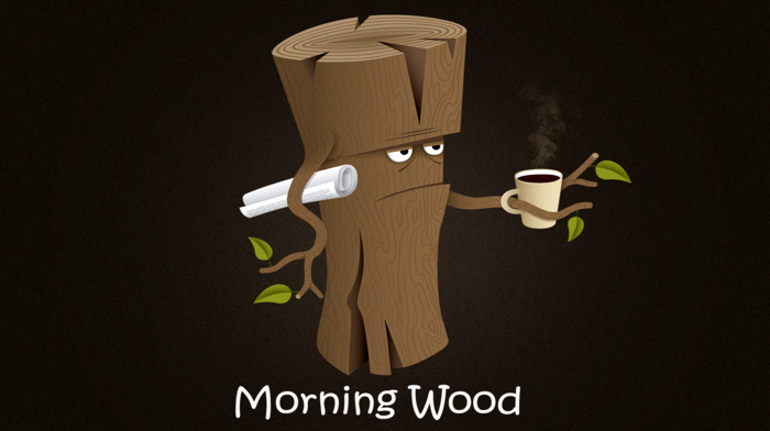 wood, humor, coffee, simple, paper