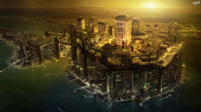 concept art, Deus Ex Human Revolution