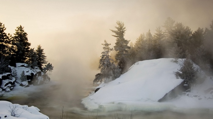 snow, winter