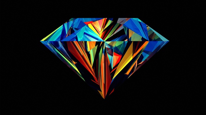 Justin Maller, diamonds, facets, abstract