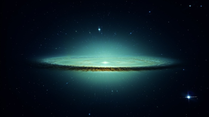 Sombrero Galaxy, space, galaxy
