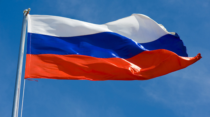 flag, sky, stunner, Russia