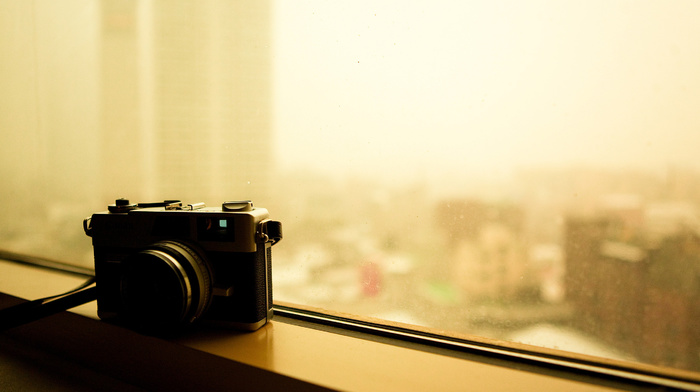 photo, camera, window