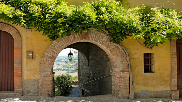 cities, Italy, greenery