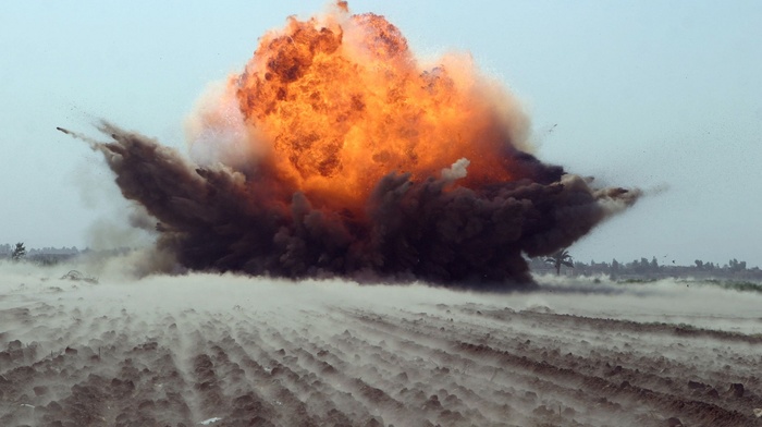 army, explosion