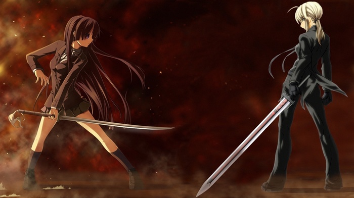 anime, girls