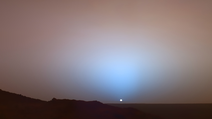 sunset, Sun, space