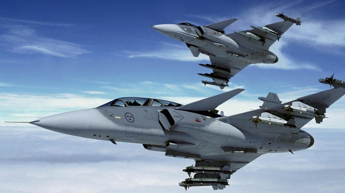 aircraft, JAS, 39 Gripen, jets