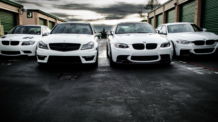 Mercedes, benz, BMW M3, BMW