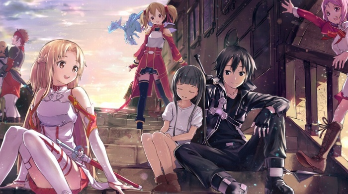 sword art online, anime, Kirigaya Kazuto