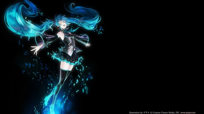 Hatsune Miku, anime girls, anime