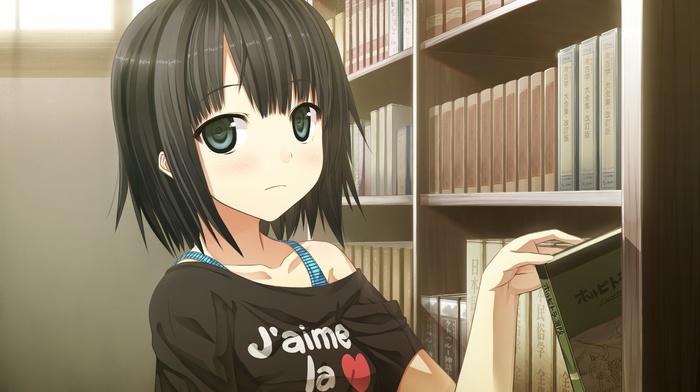Alishima Alice, monobeno, visual novel, anime girls, dark hair, anime