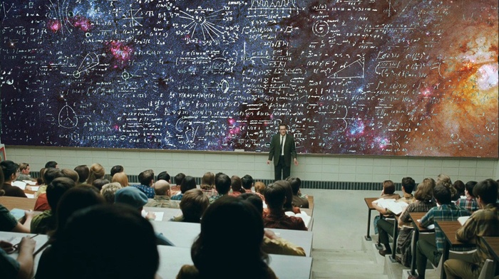 space, universe, A Serious Man, universities, students, physics, nebula, chalkboard, mathematics, Blackboard, science