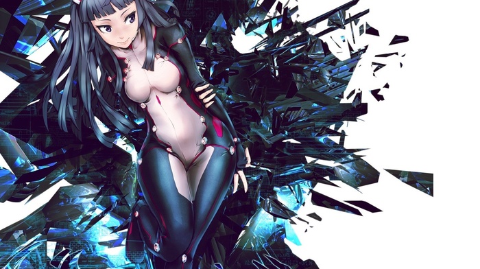 Guilty Crown, anime, anime girls