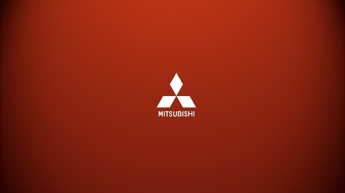 logo, Mitsubishi, minimalism