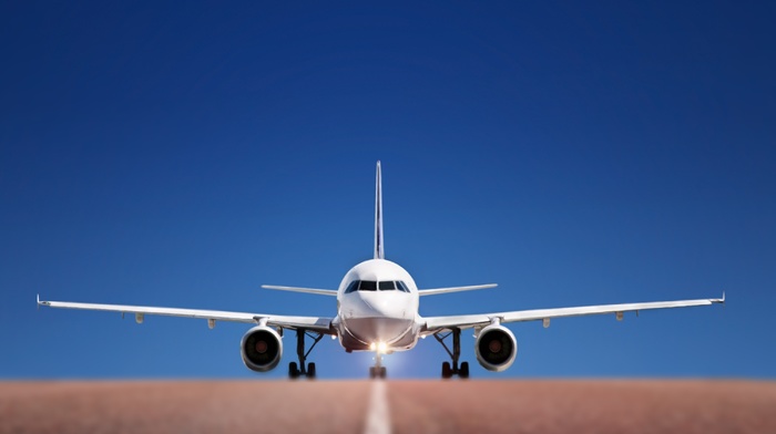 road, aircraft, airplane, sky