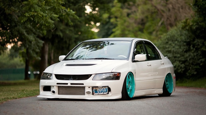 Mitsubishi Lancer EVO, Mitsubishi, Mitsubishi Lancer, stance