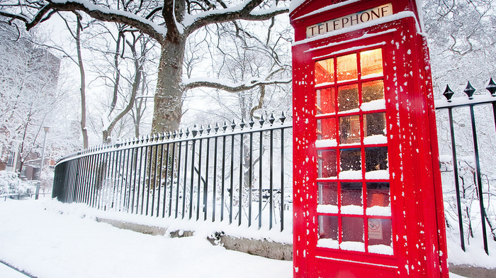 cities, London, winter